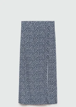 MANGO Spódnice*Spódnica midi w kwiaty