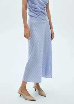 MANGO Spódnice*Spódnica midi w paski