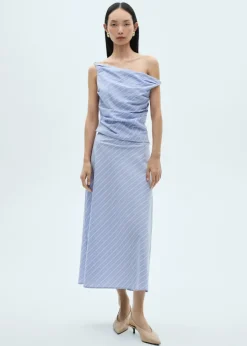 MANGO Spódnice*Spódnica midi w paski