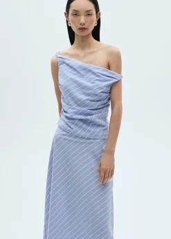 MANGO Spódnice*Spódnica midi w paski