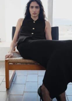 MANGO Spódnice*Spódnica midi z cienkiej dzianiny