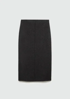 MANGO Spódnice*Spódnica midi z dzianiny