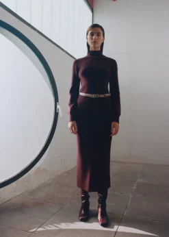 MANGO Spódnice*Spódnica midi z dzianiny