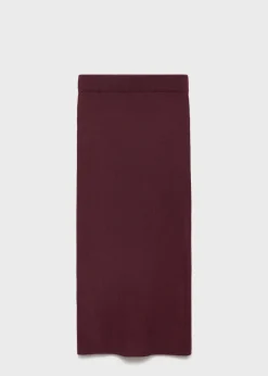 MANGO Spódnice*Spódnica midi z dzianiny