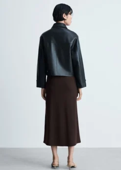 MANGO Spódnice*Spódnica midi z dzianiny