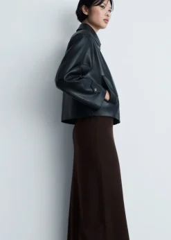 MANGO Spódnice*Spódnica midi z dzianiny