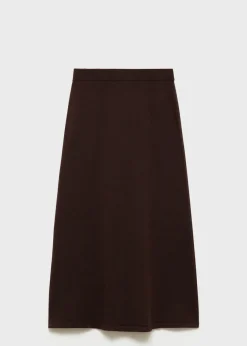 MANGO Spódnice*Spódnica midi z dzianiny