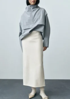 MANGO Spódnice*Spódnica midi z mieszanki wełny