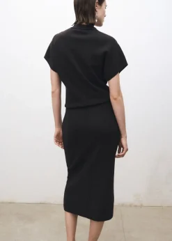 MANGO Spódnice*Spódnica midi z mieszanki wełny