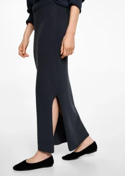 MANGO Spódnice*Spódnica midi z rozcięciem