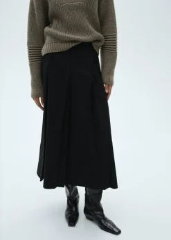 MANGO Spódnice*Spódnica midi z zakładkami