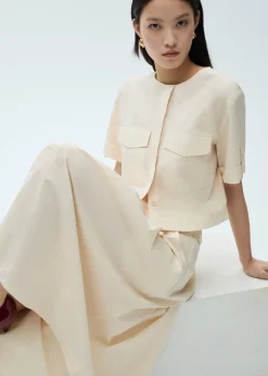 MANGO Spódnice*Spódnica midi z zakładkami