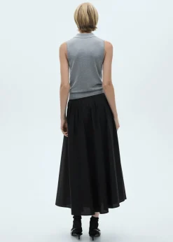 MANGO Spódnice*Spódnica midi z zakładkami