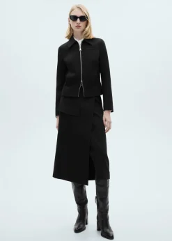 MANGO Spódnice*Spódnica midi ze sprzączką