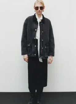 MANGO Spódnice*Spódnica midi ze sprzączką