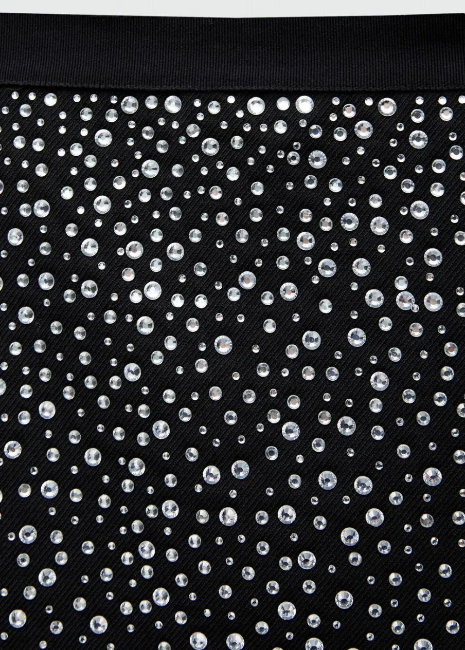 MANGO Spódnice*Spódnica midi ze strasem