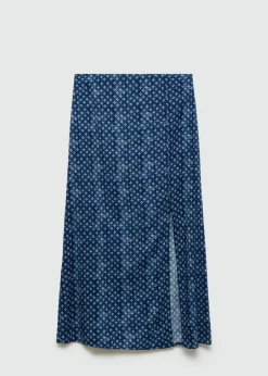 MANGO Spódnice*Spódnica midi ze wzorem