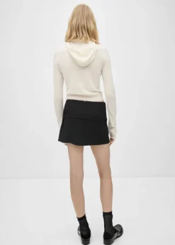 MANGO Spódnice*Spódnica mini z paskiem i rozcięciem