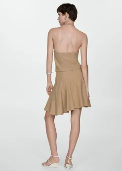 MANGO Spódnice*Spódnica o asymetrycznym kroju z bawełny