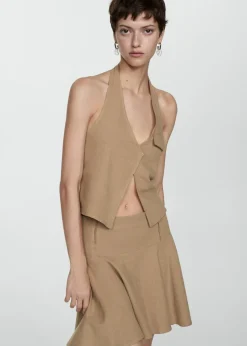 MANGO Spódnice*Spódnica o asymetrycznym kroju z bawełny