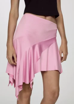 MANGO Spódnice*Spódnica o asymetrycznym kroju z falbankami