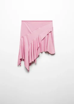 MANGO Spódnice*Spódnica o asymetrycznym kroju z falbankami