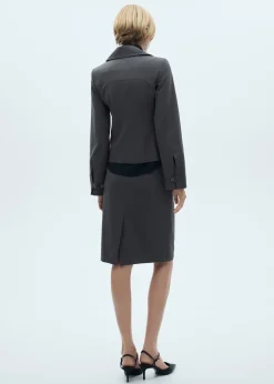 MANGO Spódnice*Spódnica ołówkowa w prążki