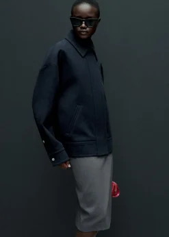 MANGO Spódnice*Spódnica ołówkowa w prążki