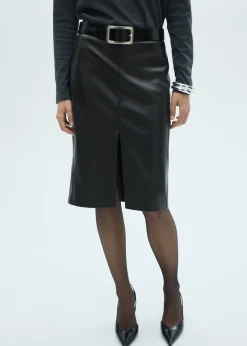 MANGO Spódnice*Spódnica ołówkowa ze sztucznej skóry