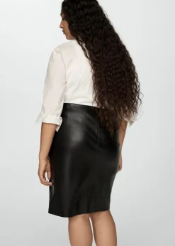MANGO Spódnice*Spódnica ołówkowa ze sztucznej skóry