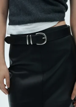 MANGO Spódnice*Spódnica ołówkowa ze sztucznej skóry