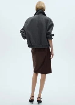 MANGO Spódnice*Spódnica ołówkowa ze sztucznej skóry