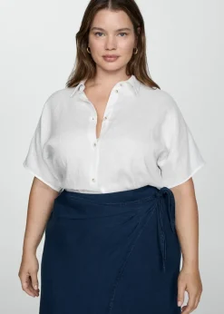 MANGO Spódnice*Spódnica pareo z lyocellu