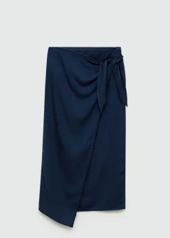 MANGO Spódnice*Spódnica pareo z lyocellu