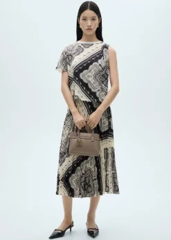 MANGO Spódnice*Spódnica plisowana ze wzorem paisley