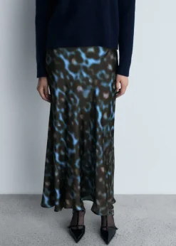 MANGO Spódnice*Spódnica satynowa ze wzorem