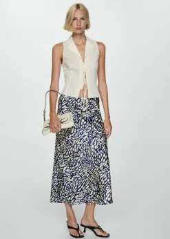 MANGO Spódnice*Spódnica satynowa ze wzorem