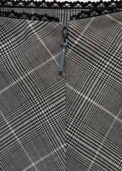 MANGO Spódnice*Spódnica w kratę z dekoracyjnymi wiązaniem