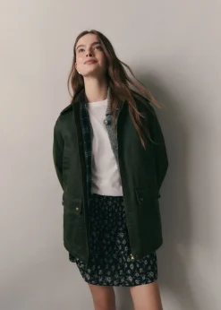 MANGO Spódnice*Spódnica w kwiaty z falbankami