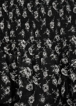 MANGO Spódnice*Spódnica w kwiaty z falbankami