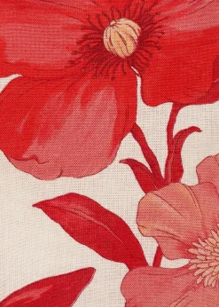 MANGO Spódnice*Spódnica w kwiaty z falbankami