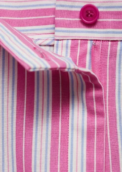 MANGO Spódnice*Spódnica w paski z rozcięciem