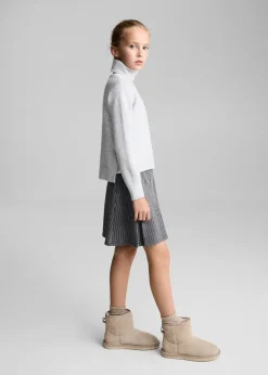 Dzieci MANGO Szorty I Spódnice*Spódnica w paski z zakładkami