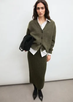 MANGO Spódnice*Spódnica z ażurowej dzianiny