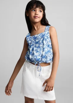 Dzieci MANGO Szorty I Spódnice*Spódnica z denimu paperbag