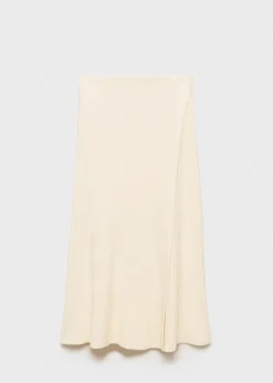 MANGO Spódnice*Spódnica z dzianiny na zakładkę