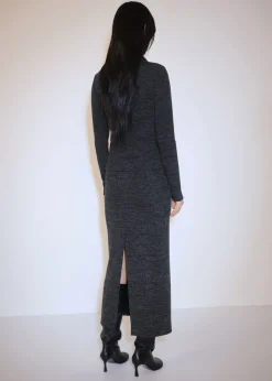 MANGO Spódnice*Spódnica z dzianiny z rozcięciem