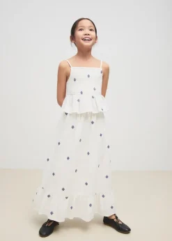 Dzieci MANGO Szorty I Spódnice*Spódnica z haftami