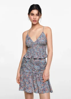 MANGO Spódnice*Spódnica z kwiatowym wzorem