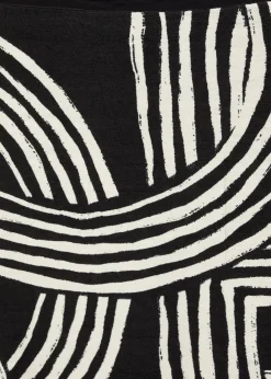 MANGO Spódnice*Spódnica z nadrukiem i rozcięciem